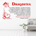 Sticker mare perete, 1Corinteni 13